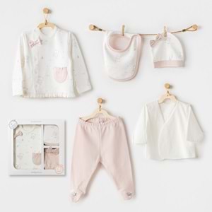 BEBEK HASTANE ÇIKIŞI 5 PCS NEWBORN SET BALLERINA