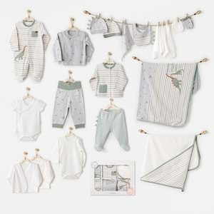 BEBEK HASTANE ÇIKIŞI 20 PCS NEWBORN SET MUMMY S SNUGGLE SAURUS