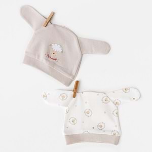 BEBEK ŞAPKA 2 PCS HAT TINNY S SHEEPS