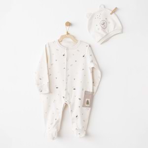 BEBEK TULUM TAKIM ROMPER HAT SET MY 1 ST WARDROBE