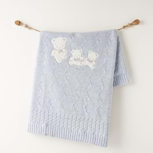 BEBEK TRİKO BATTANİYE KNITTED BLANKET 85X100
