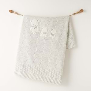 BEBEK TRİKO BATTANİYE KNITTED BLANKET 85X100