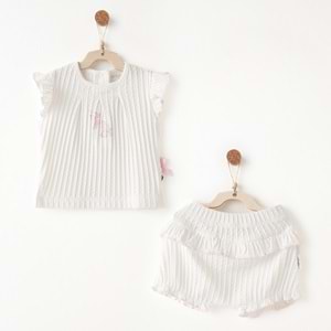 BEBEK TAKIM 2 PCS SET JACQUARD SUMMER TIME