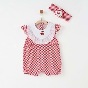 BEBEK TULUM TAKIM ROMPER BAND SET CHERRY CHATTY