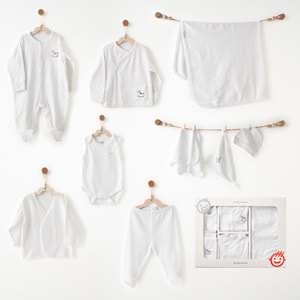 BEBEK HASTANE ÇIKIŞI 10 PCS NEWBORN SET MY LITTLE WORLD