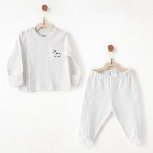 BEBEK ZIBIN TAKIM 2 PCS SIDE SNAP SET MY LITTLE WORLD