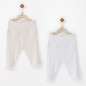 BEBEK PATİKLİ PANTOLON 2 PCS FOOTED PANTS JACQUARD SPECIAL MODAL