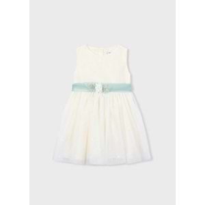 Elbise-İşlemeli tül