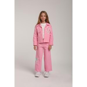 2543 GARS PANTOLON 10-14 - PEMBE - 11-12 YAŞ