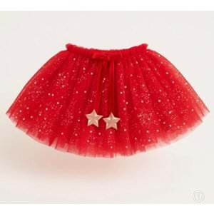 TÜTÜ ETEK - KIRMIZI - 3-4 YAŞ