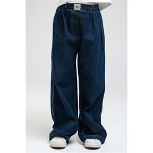 N1065 KIZ PANTOLON - MAVİ - 5-6 YAŞ