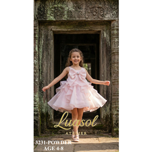 3231 ELBİSE - PUDRA - 4 YAŞ