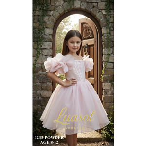 3233 ELBİSE - PUDRA - 8 YAŞ