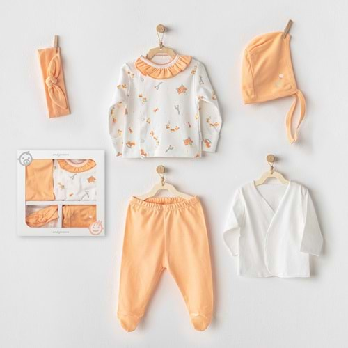 BEBEK HASTANE ÇIKIŞI 5 PCS NEWBORN SET CUTE PLAYMATE