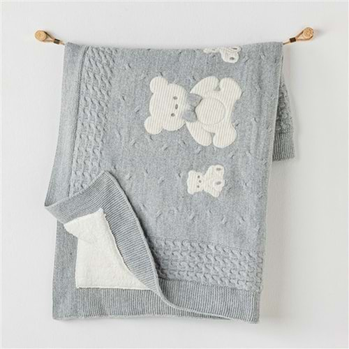 BEBEK TRİKO BATTANİYE KNITTED BLANKET 95x85