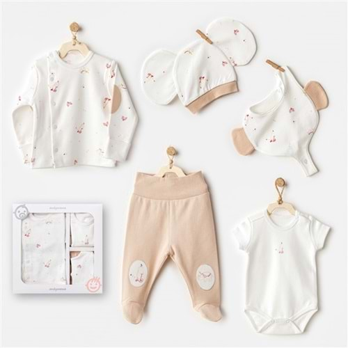 BEBEK HASTANE ÇIKIŞI 5 PCS NEWBORN SET CIRCUR PARTY