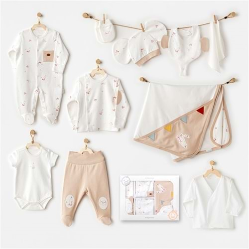 BEBEK HASTANE ÇIKIŞI 10 PCS NEWBORN SET CIRCUR PARTY