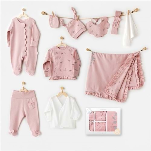 BEBEK HASTANE ÇIKIŞI 10 PCS NEWBORN SET PUPPY GAZELLE