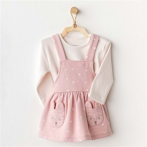 BEBEK ELBİSE TAKIM DRESS SET PUPPY GAZELLE