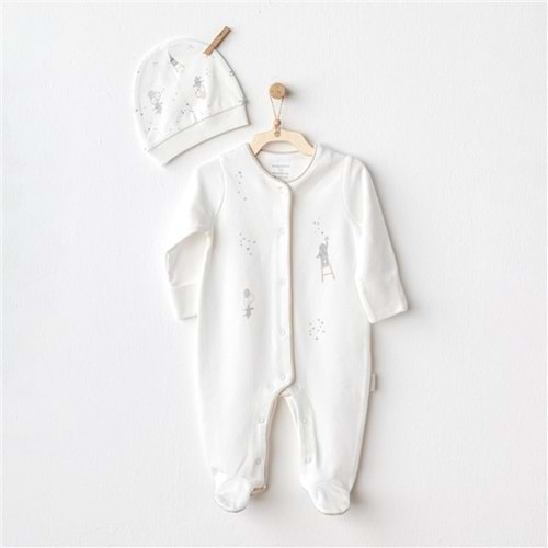 BEBEK TULUM TAKIM ROMPER HAT SET HAPPY EVERYDAY