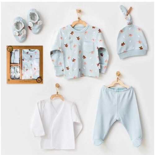 BEBEK HASTANE ÇIKIŞI 5 PCS NEWBORN SET GINGERS