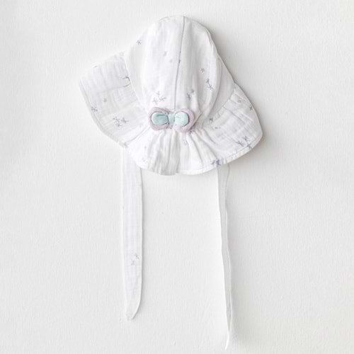 BEBEK ŞAPKA HAT MAGICAL BUTTERFLY MUSLIN