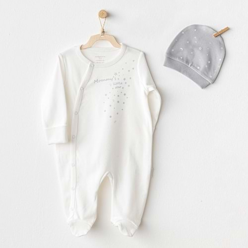 BEBEK TULUM TAKIM ROMPER HAT SET MOMMY’S LITTLE STAR