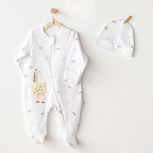 BEBEK TULUM TAKIM ROMPER HAT SET LITTLE KING