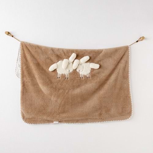 BEBEK BATTANİYE BLANKET 90X85 WELSOFT TINNY S SHEEPS