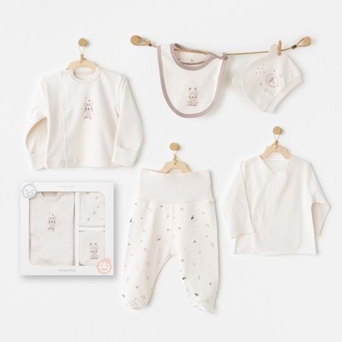 BEBEK HASTANE ÇIKIŞI 5 PCS NEWBORN SET MY 1 ST WARDROBE