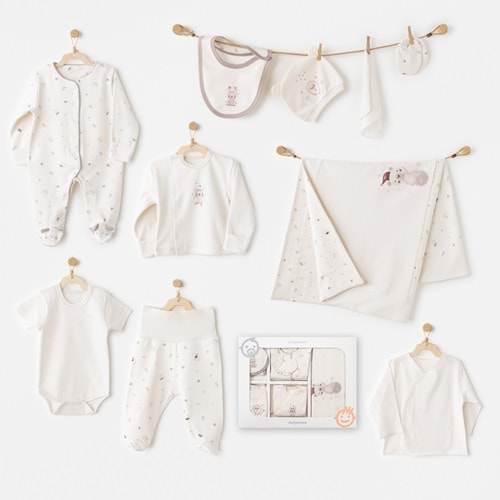 BEBEK HASTANE ÇIKIŞI 10 PCS NEWBORN SET MY 1 ST WARDROBE