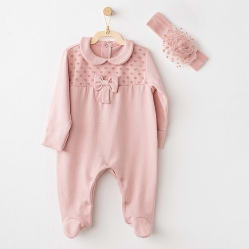 BEBEK TULUM TAKIM ROMPER BAND SET LITTLE LEOPARD