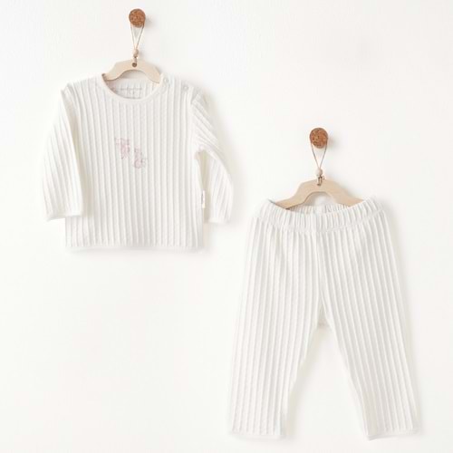 BEBEK TAKIM 2 PCS SET JACQUARD SUMMER TIME