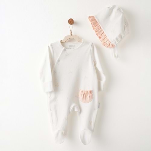 BEBEK TULUM TAKIM ROMPER HAT SET LITTLE SWAN LOVE