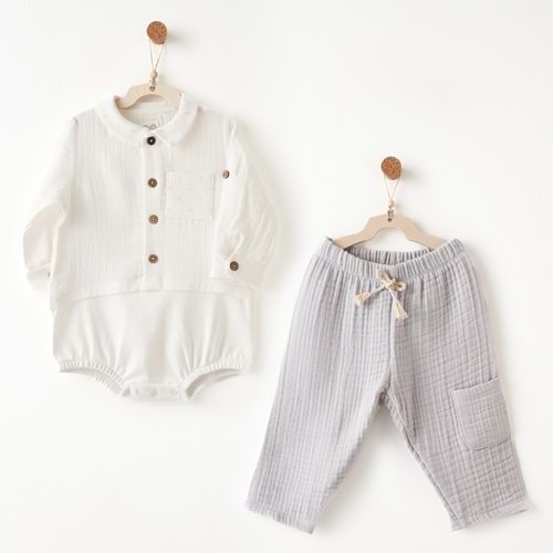 BEBEK TAKIM 2 PCS SET GENTELMAN