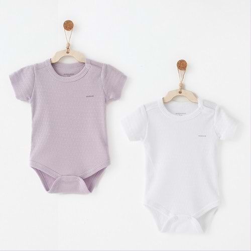 BEBEK BODY 2 PCS SHORT SLEEVE BODY JACQUARD SPECIAL MODAL
