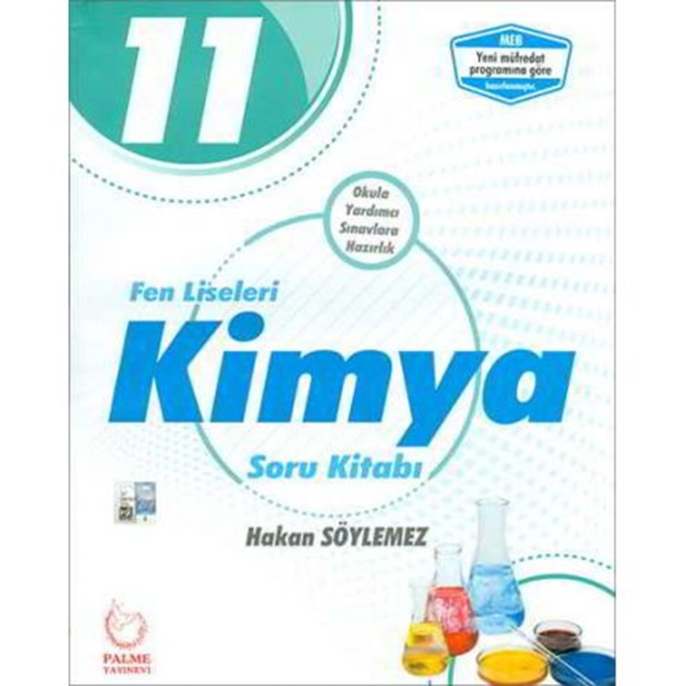 Palme Yayınevi Fen Liseleri 11.Sınıf Kimya Soru Kitabı