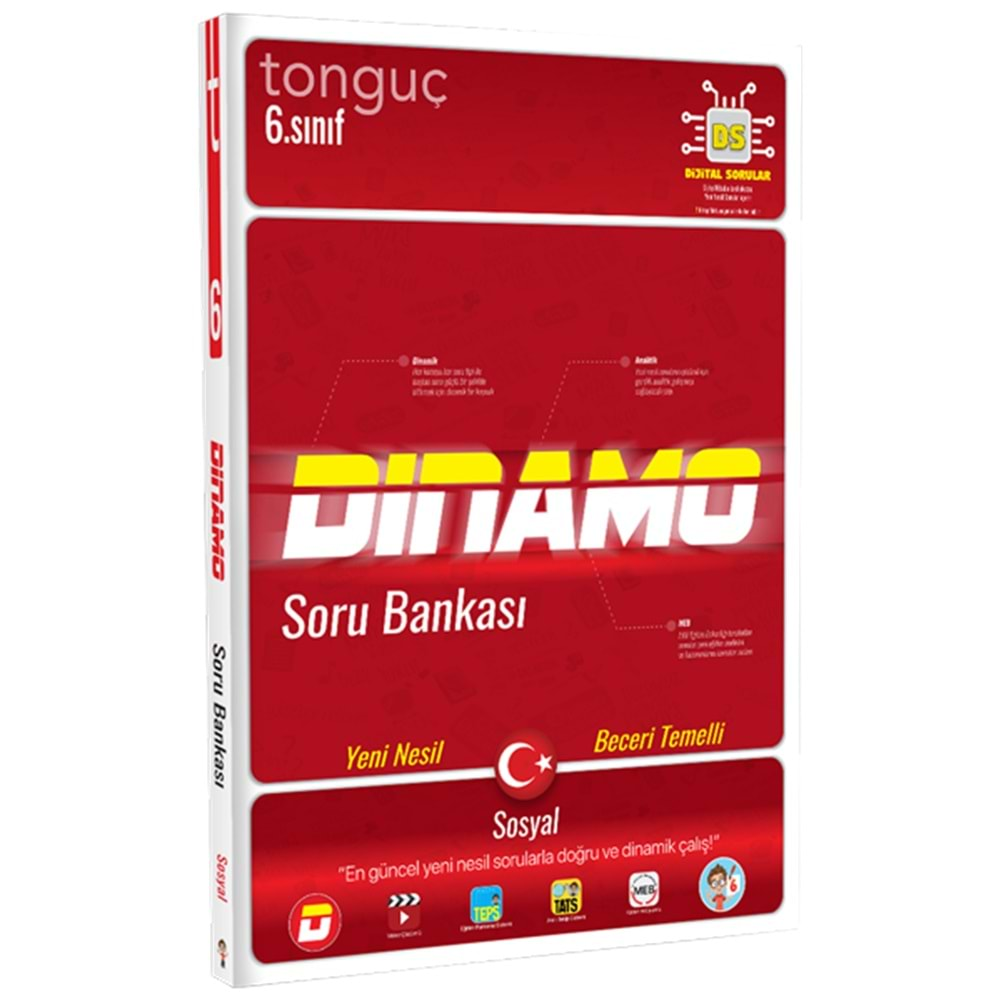 Tonguç Akademi 6. Sınıf Dinamo Sosyal Bilgiler Soru Bankası