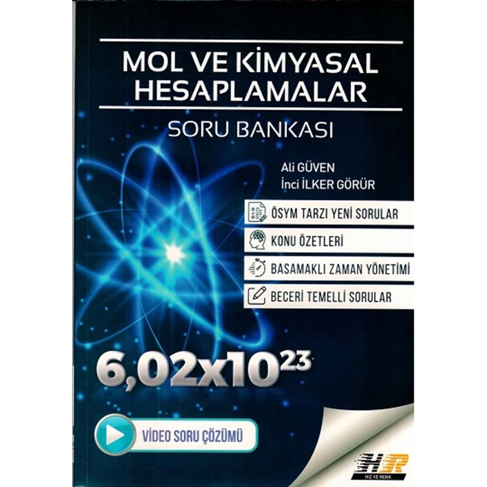 Hız Ve Renk Yayınları Mol ve Kimyasal Hesaplamalar Soru Bankası