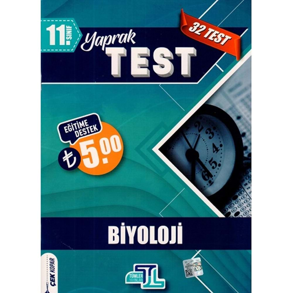 Tümler Yayınları 11. Sınıf Biyoloji Yaprak Test