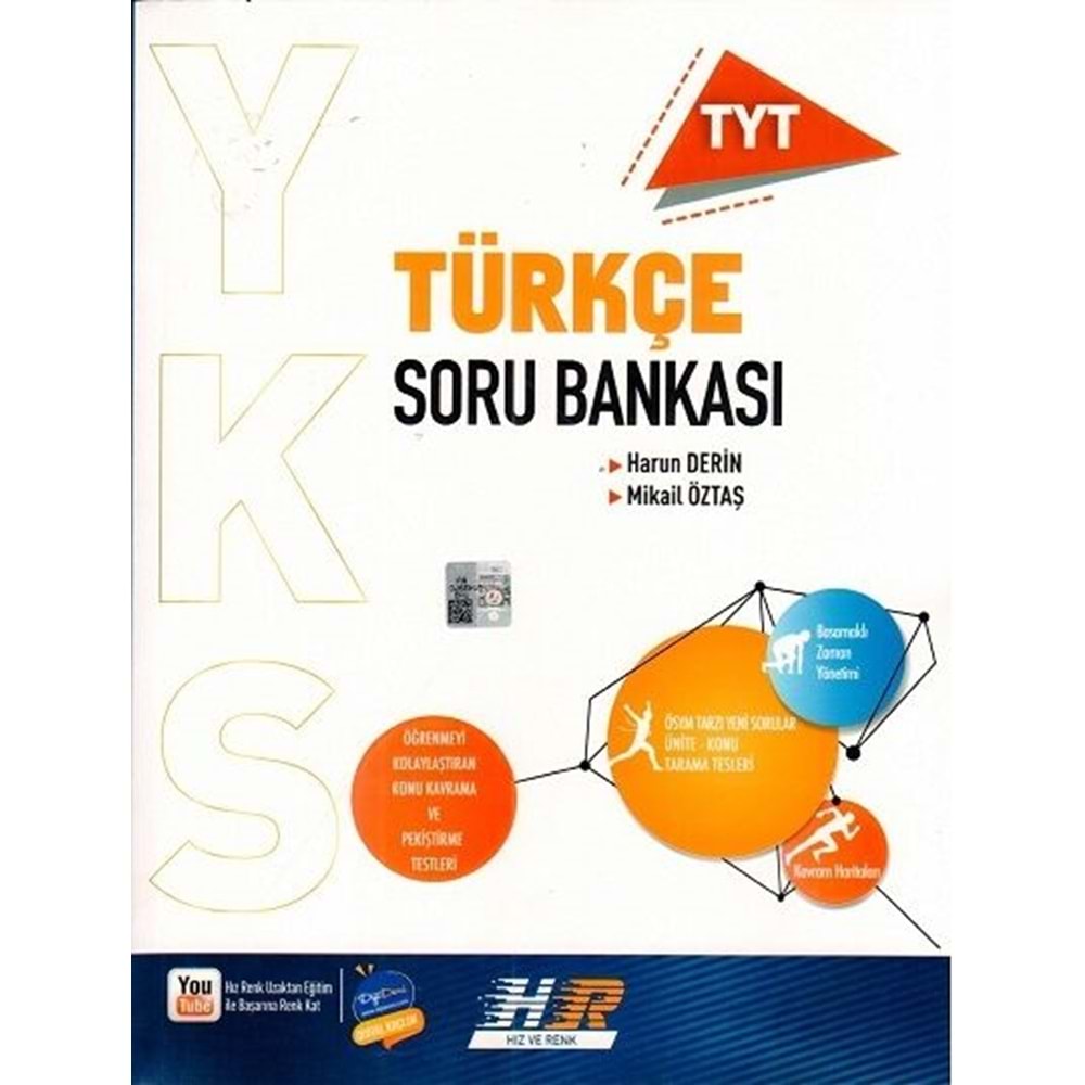 Hız ve Renk Yayınları TYT Türkçe Soru Bankası 2024