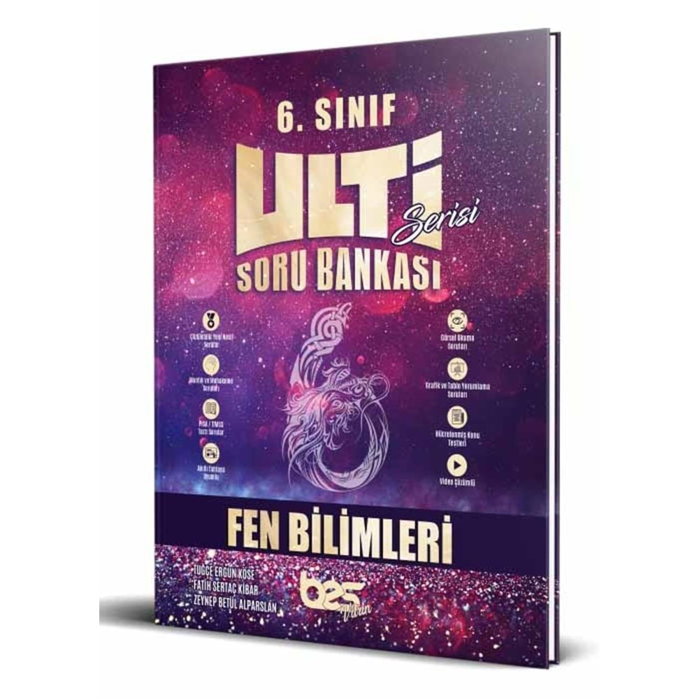 Bes Yayınları 6. Sınıf Ulti Fen Bilimleri Soru Bankası 2024