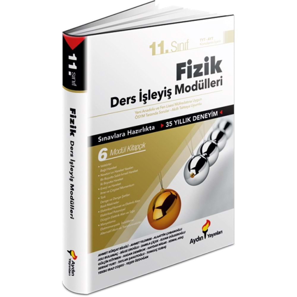 Aydın Yayınları 11. Sınıf Fizik Ders İşleyiş Modülleri