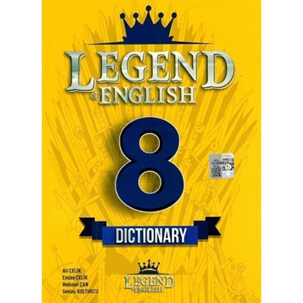 Legend English 8. Sınıf Dictıonary Sözlük