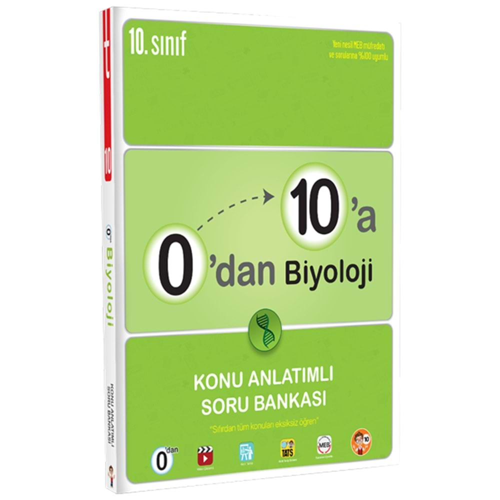 Tonguç Akademi 0'dan 10'a Biyoloji Konu Anlatımlı Soru Bankası