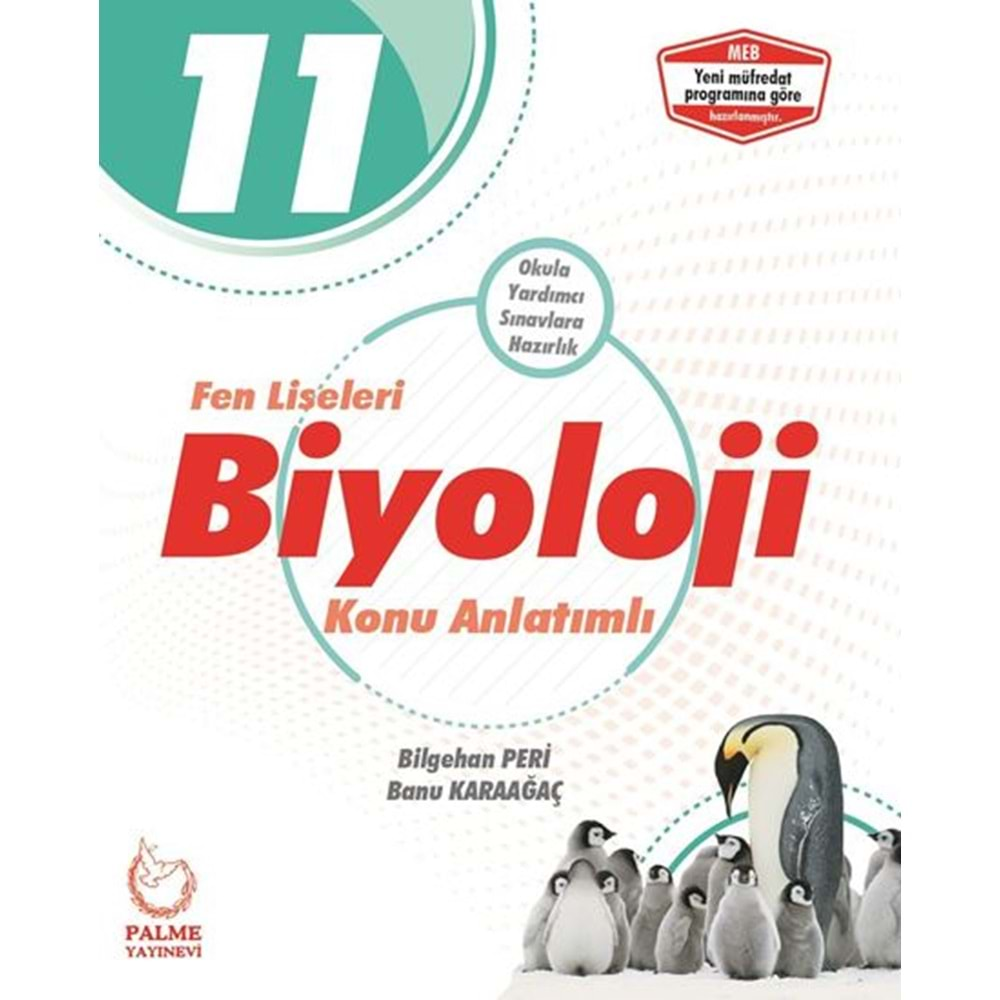 Palme Yayıncılık 11. Sınıf Fen Liseleri Biyoloji Konu Anlatımlı