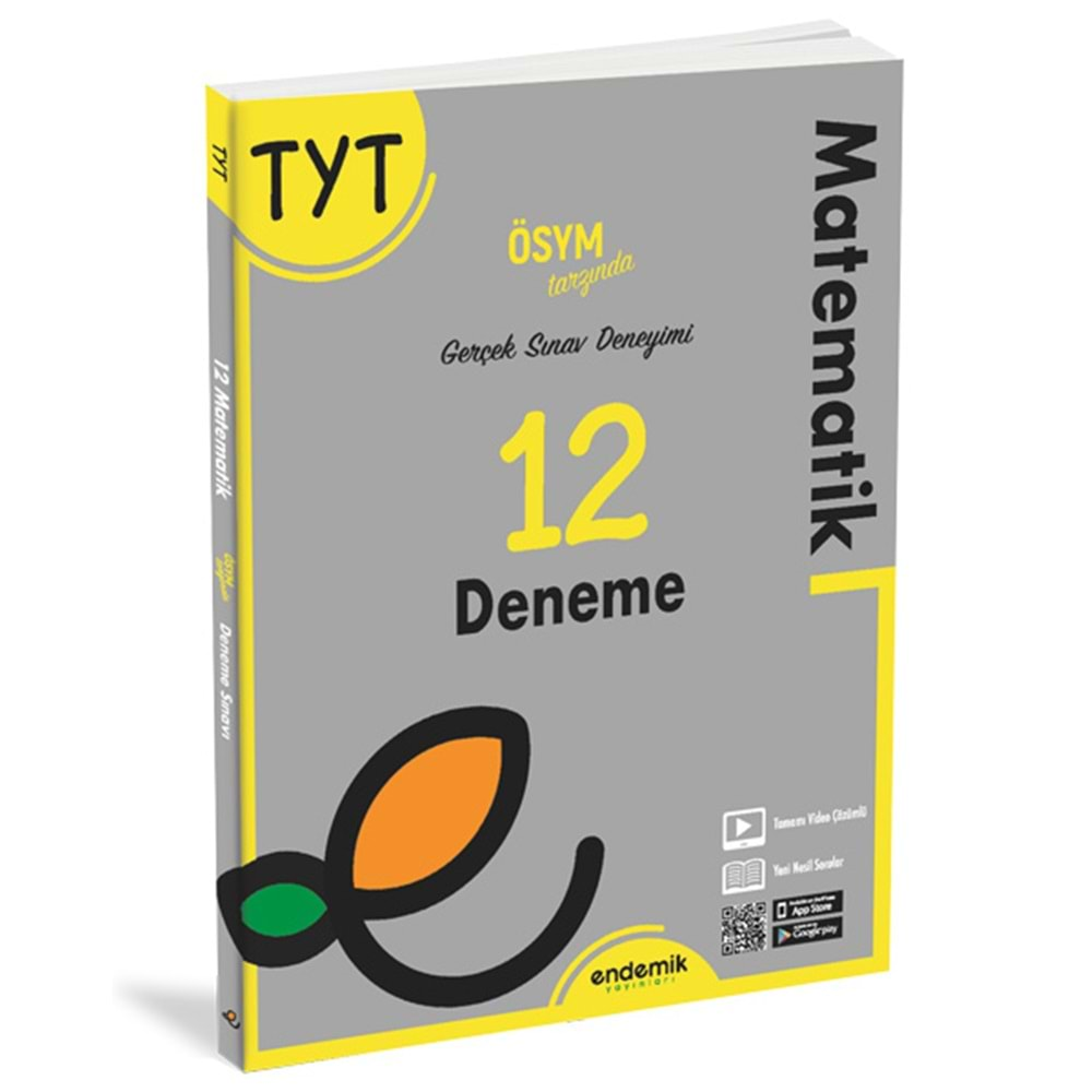 Endemik Yayınları Tyt Matematik 12 Li Deneme