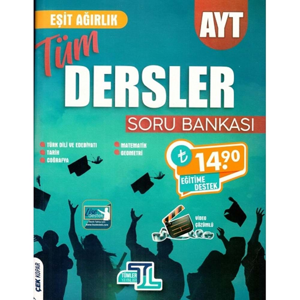 Tümler Yayınları Ayt Eşit Ağırlık Tüm Dersler Soru Bankası 2022