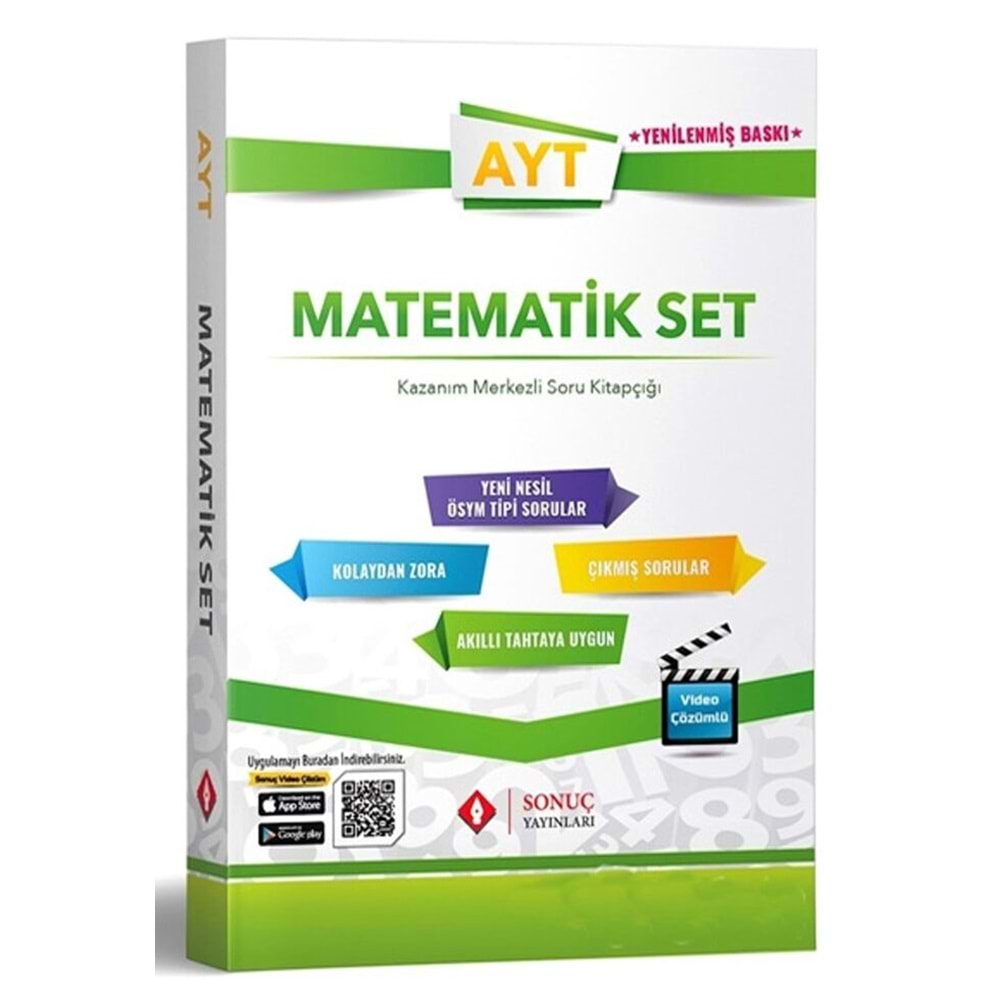 Sonuç Yayınları AYT Matematik Kazanım Merkezli Modüler Set