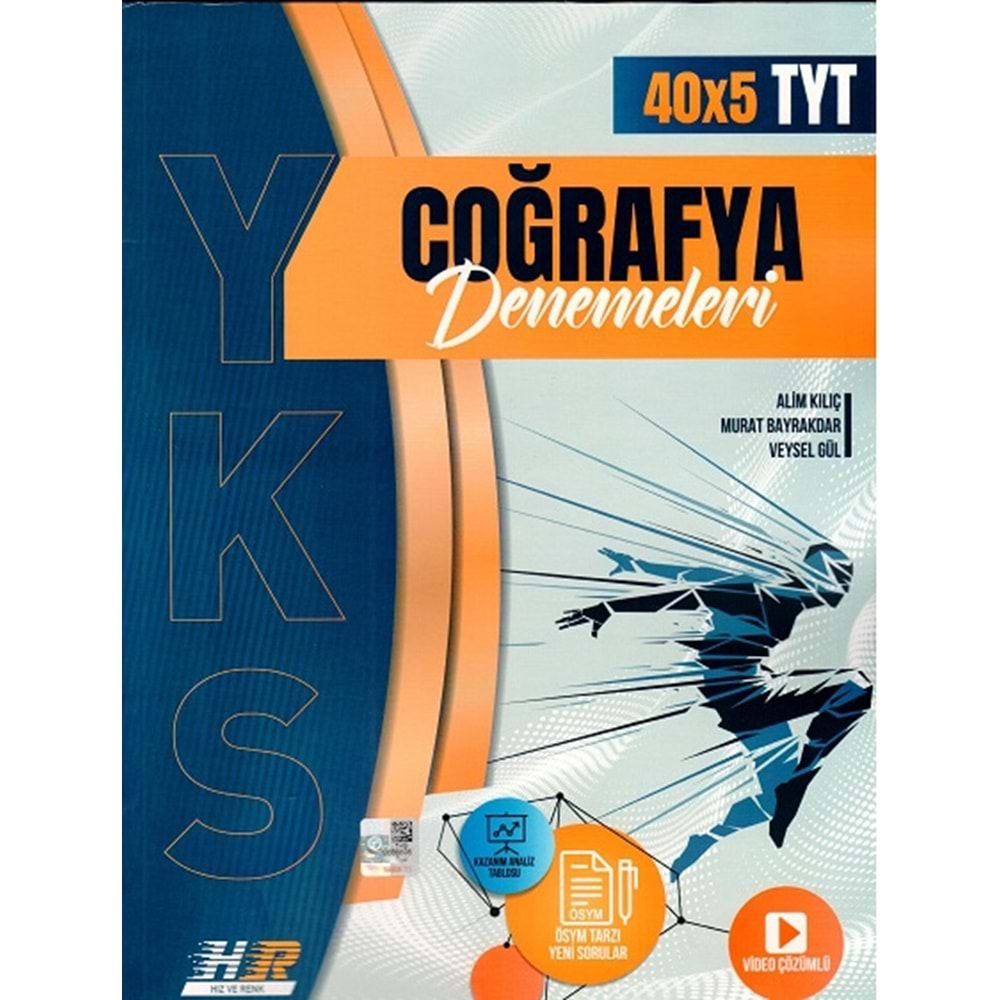 Hız Ve Renk Yayınları Tyt Coğrafya 40 x 5 Deneme